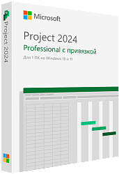 Microsoft Project 2024 Professional с привязкой