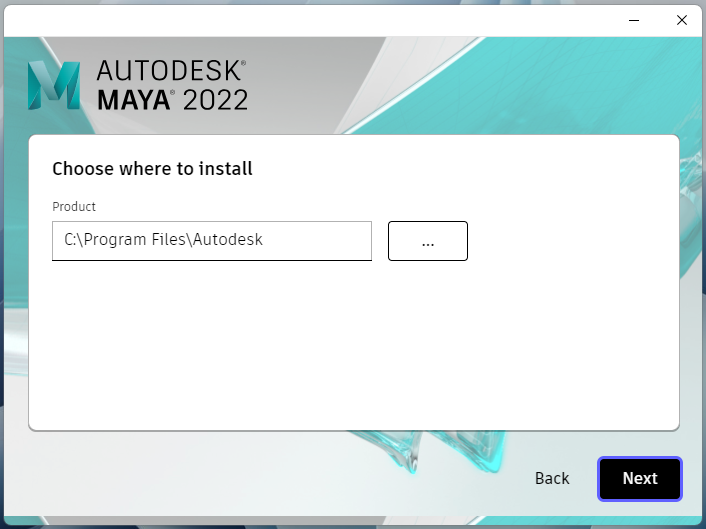 Maya_2022_5.png Выбор папки установки Maya 2022 в установщике