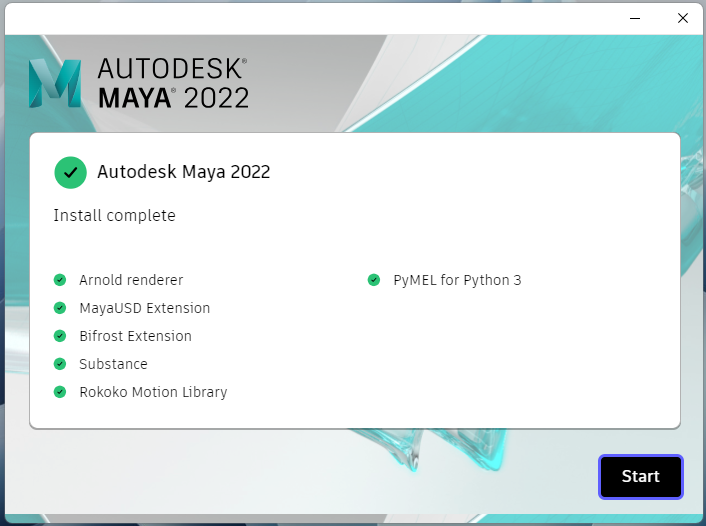 Maya_2022_7.png Завершение установки Maya 2022