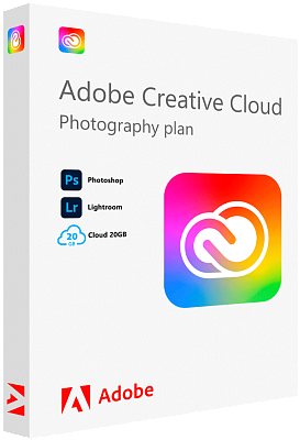 Adobe Photography Plan (Photoshop + Lightroom) 1 год